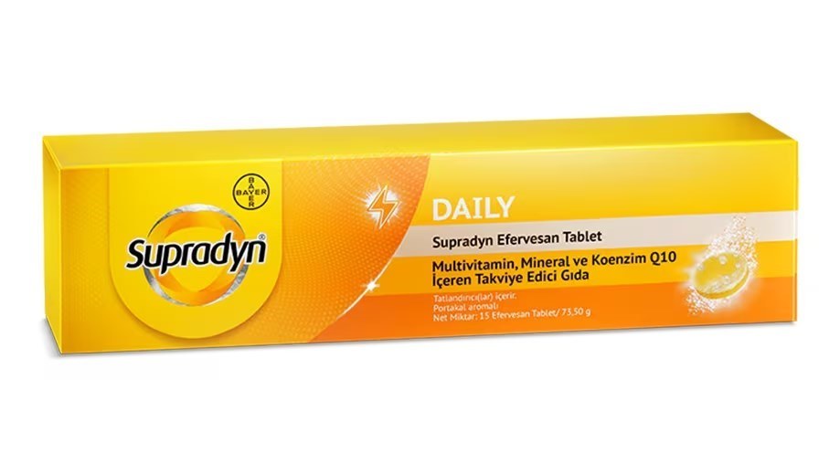 Supradyn Koenzim Q10 Efervesan 15 Tablet