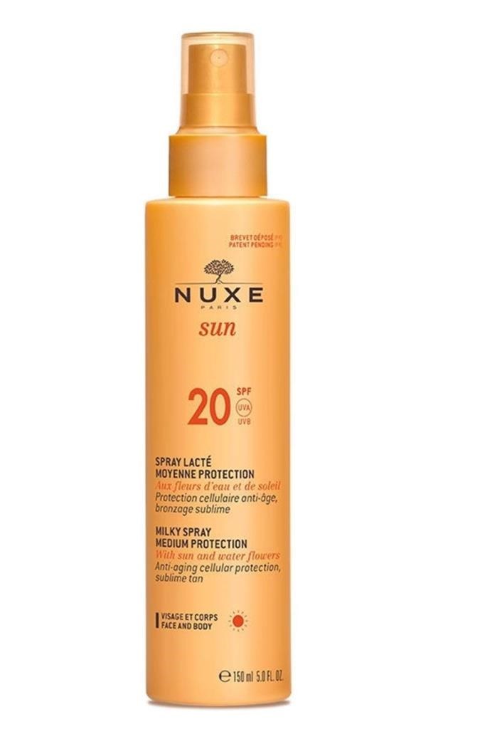Nuxe Sun Spray Lacte Spf 20 150 ml Güneş Losyonu