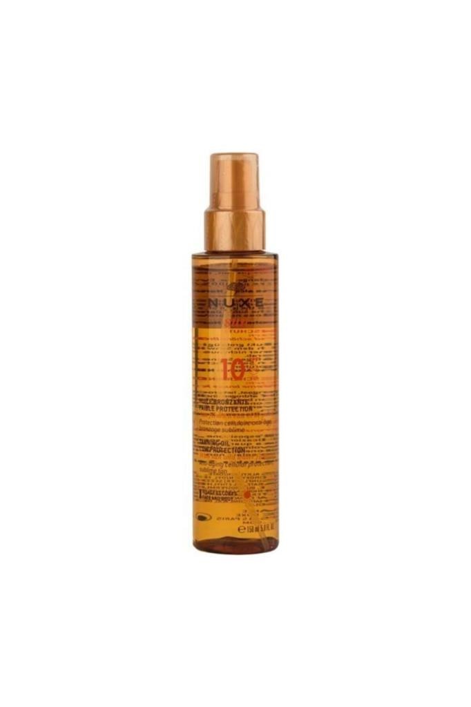 Nuxe Sun Huile Bronzante Spf 10 150 ml Bronzlaştırıcı Yüz ve Vücut Yağı