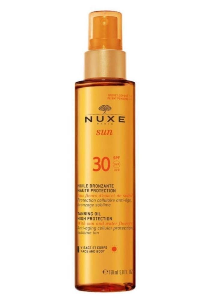 Nuxe Sun Huile Bronzante Spf 30 150 ml Bronzlaştırıcı Yüz ve Vücut Yağı