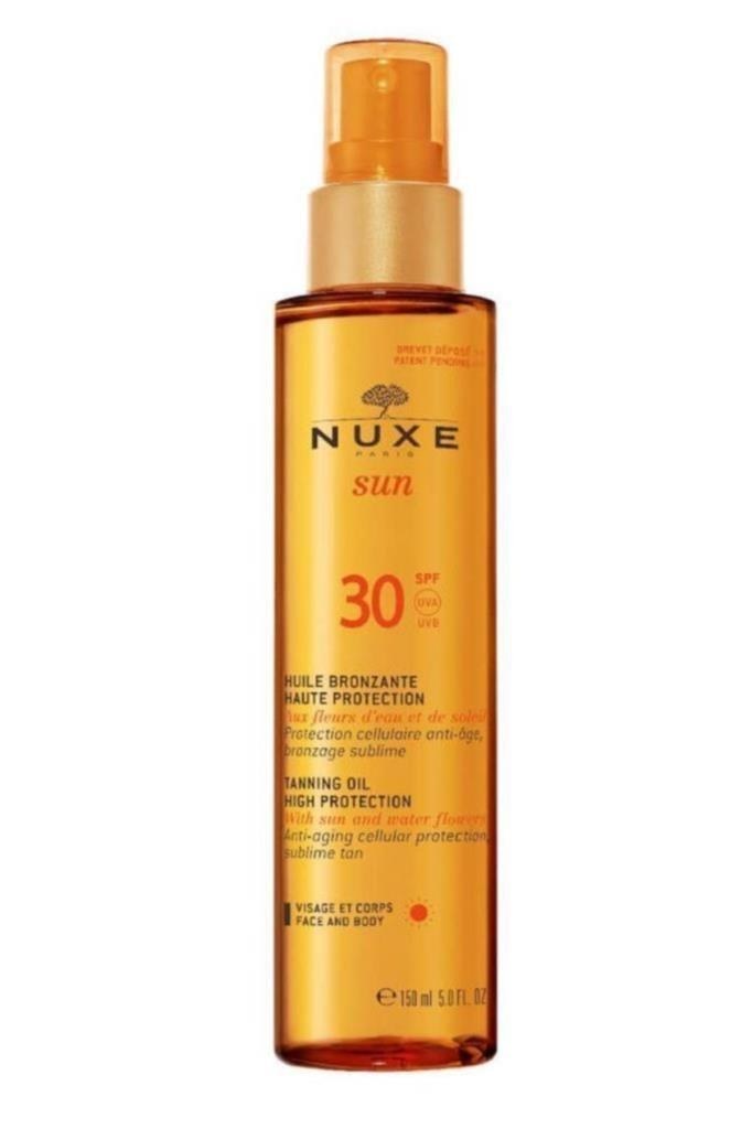 Nuxe Sun Huile Bronzante Spf 30 150 ml Bronzlaştırıcı Yüz ve Vücut Yağı