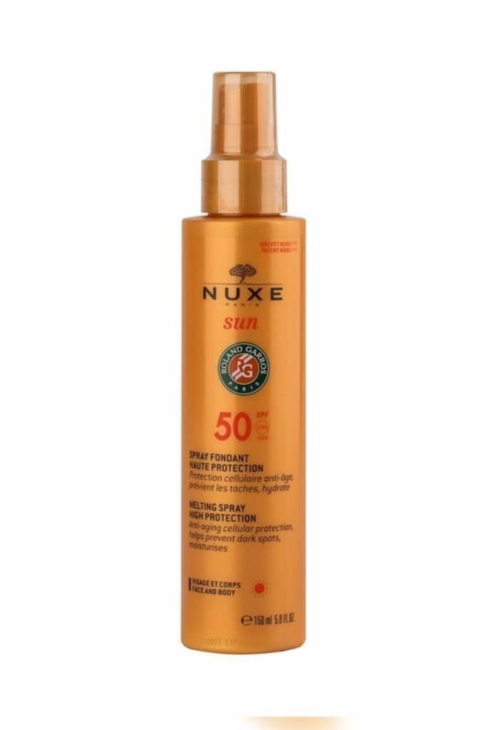 Nuxe Spray Fondant Spf 50 150 ml Güneş Koruyucu Yüz ve Vücut Sütü