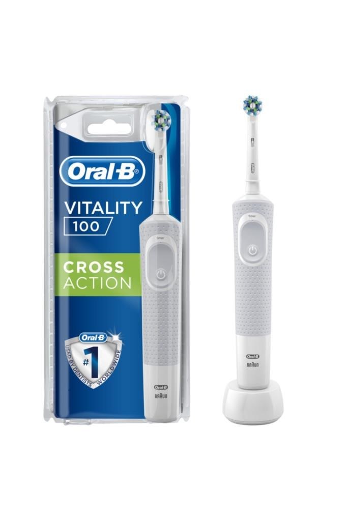 Oral-B Vitality 100 Cross Action White Diş Fırçası Diş Fırçası