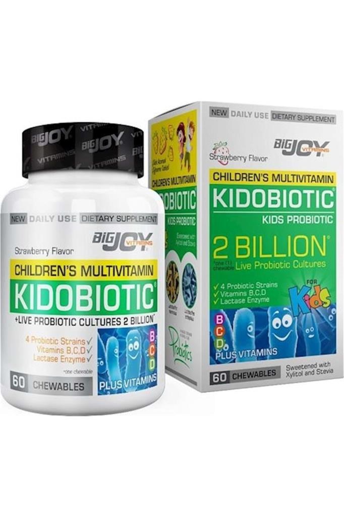 BigJoy Vitamins Kidobiotic Kids Probiotic 60 Çigneme Tablet