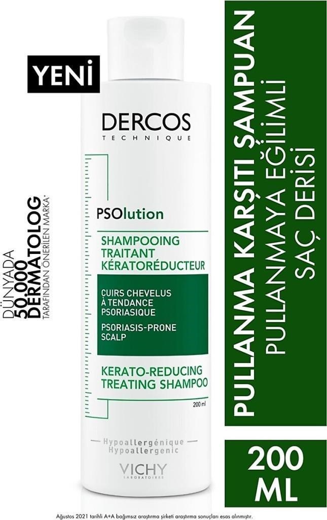 Vichy PSOlution Pullanmaya Karşı Bakım Şampuanı 200 ml