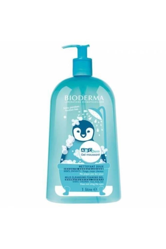 Bioderma Abcderm Foaming Cleanser 1000 ml Saç Vücut Temizleme Jeli