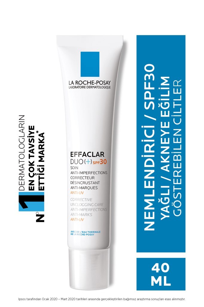 La Roche-Posay Effaclar Duo+ Spf 30 40 ml Koruyucu Bakım Kremi.