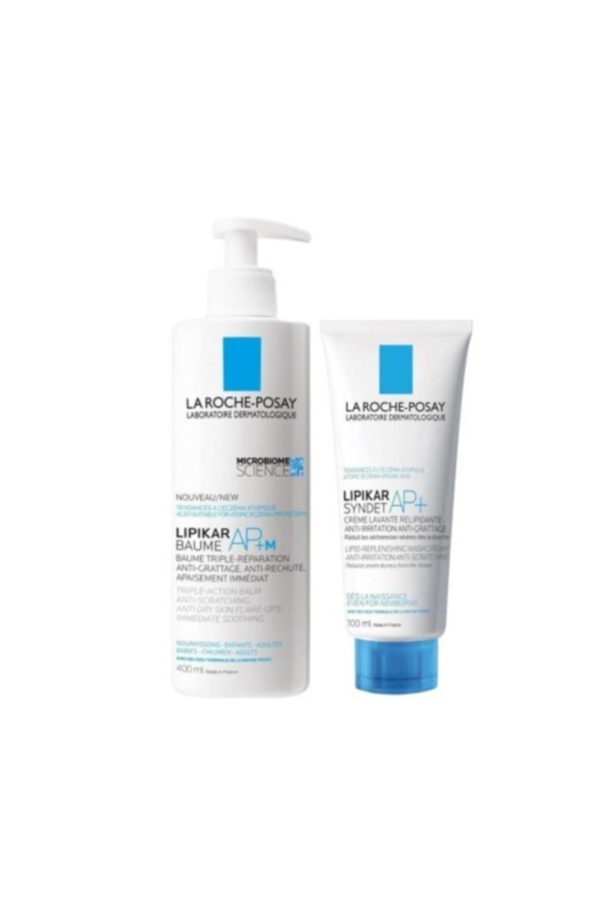 La Roche-Posay Lipikar Baume AP+M 400 ml + Lipikar Syndet AP+ 100 ml Yatıştırıcı Balm Seti