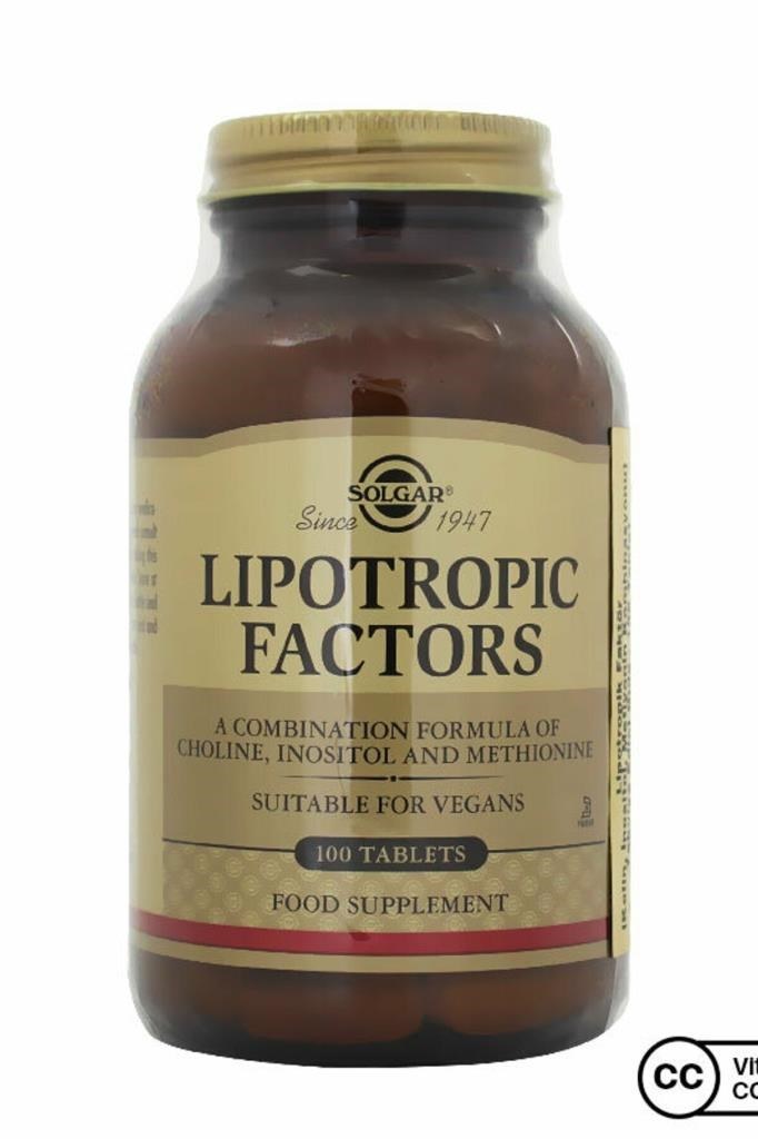 Solgar Lipotropic Factors 100 Tablet Vitamin