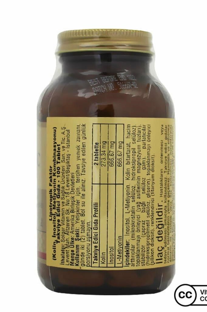 Solgar Lipotropic Factors 100 Tablet Vitamin
