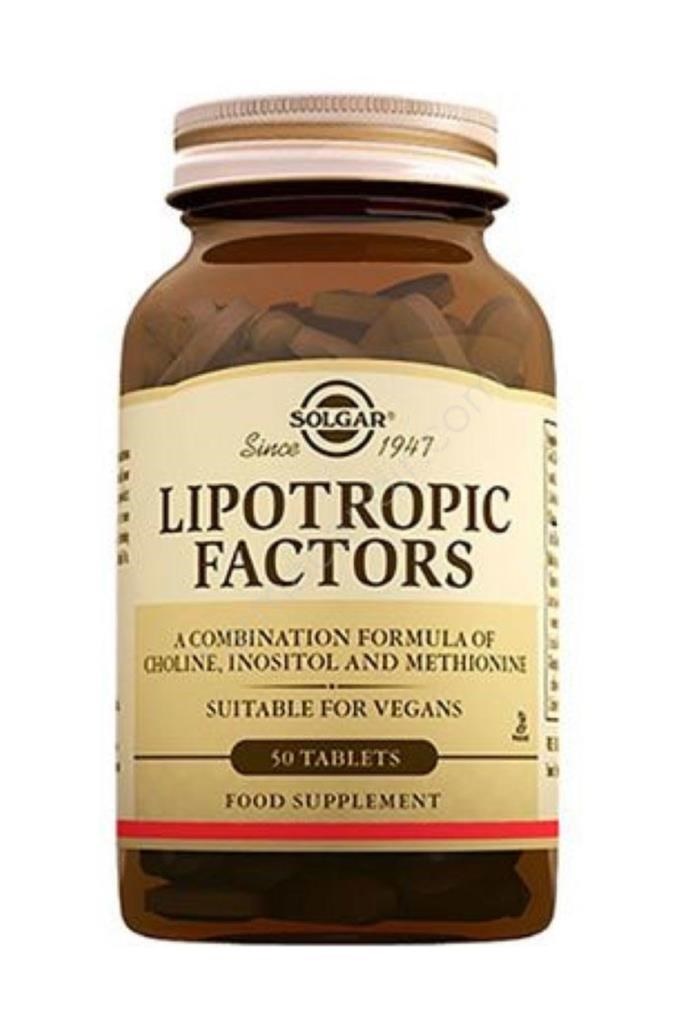 Solgar Lipotropic Factors 50 Tablet Vitamin