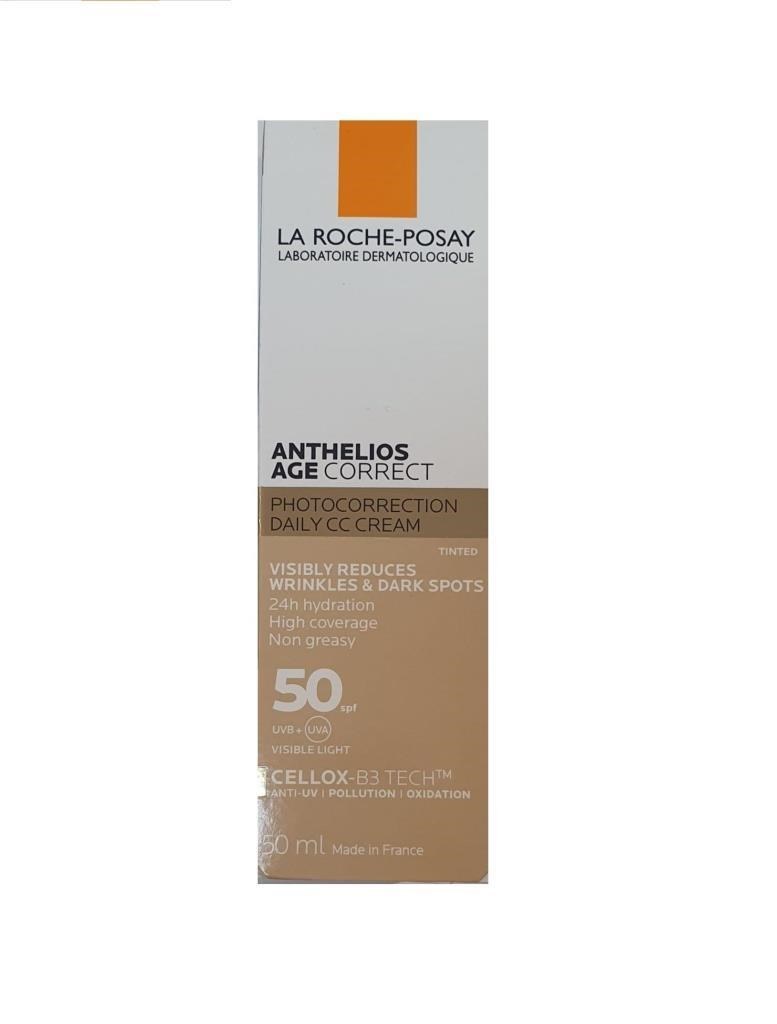 La Roche-Posay Anthelios Age Correct Daily CC Tinted Cream SPF50+ 50ml