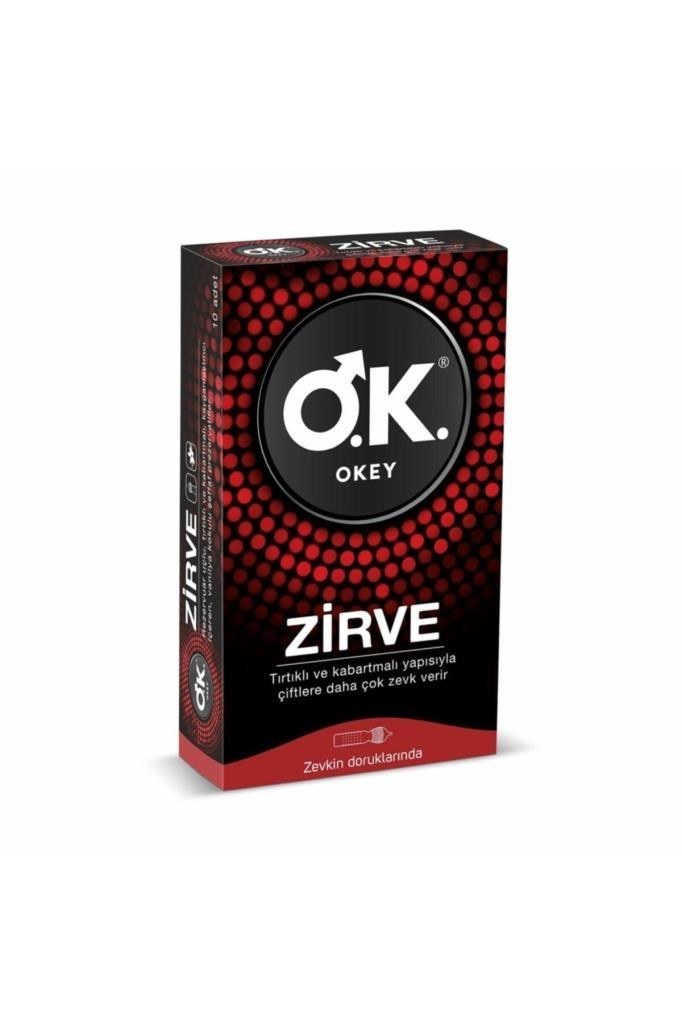 Okey Zirve Tırtıklı 10'lu Prezervatif