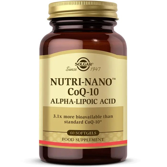 Solgar Nutri-Nano CoQ-10 Alpha Lipoic Acid 60 Kapsül