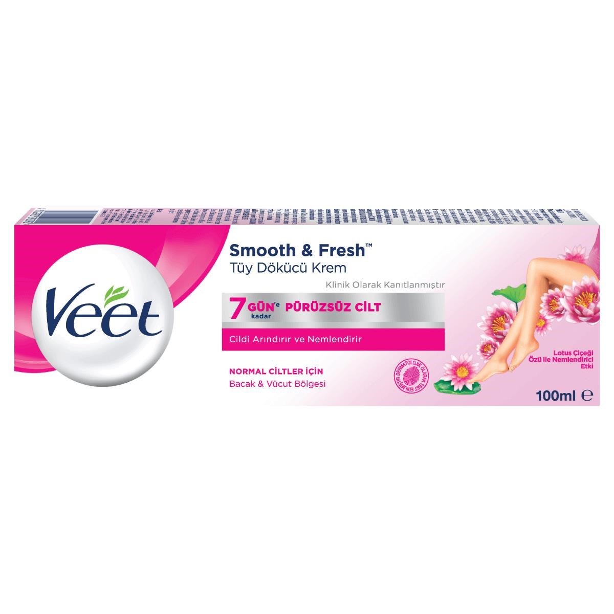 Veet Smooth&Fresh Tüy Dökücü Krem 100ml