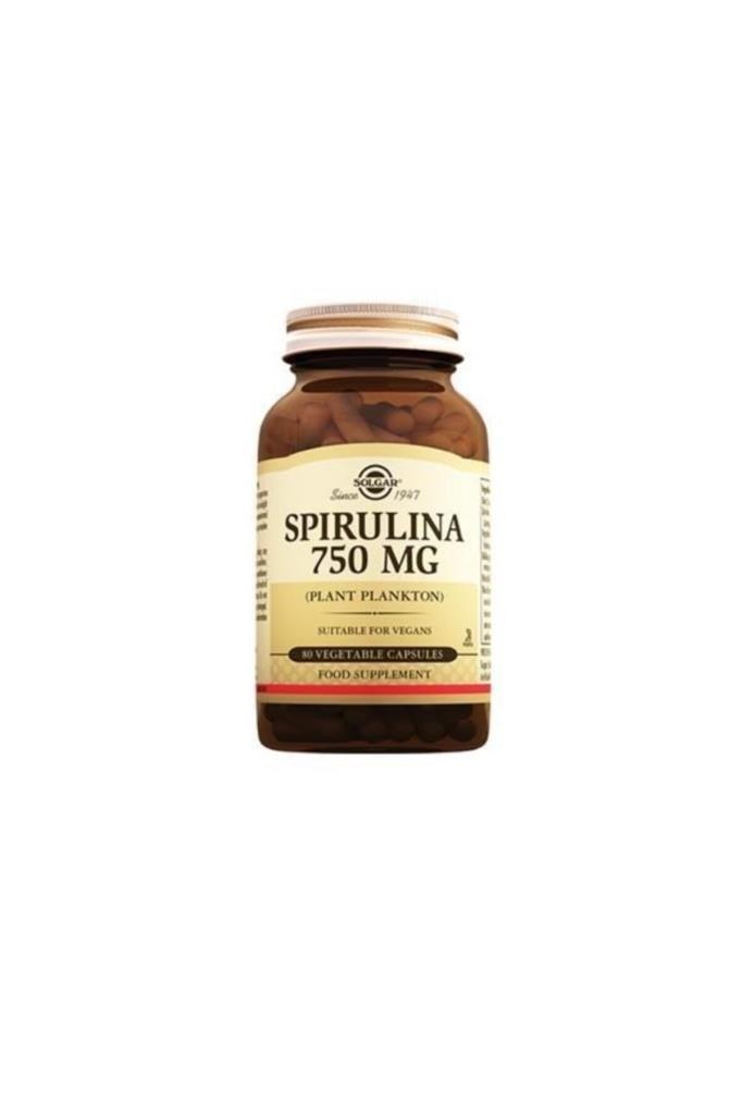 Solgar Spirulina 750 mg 80 Kapsül