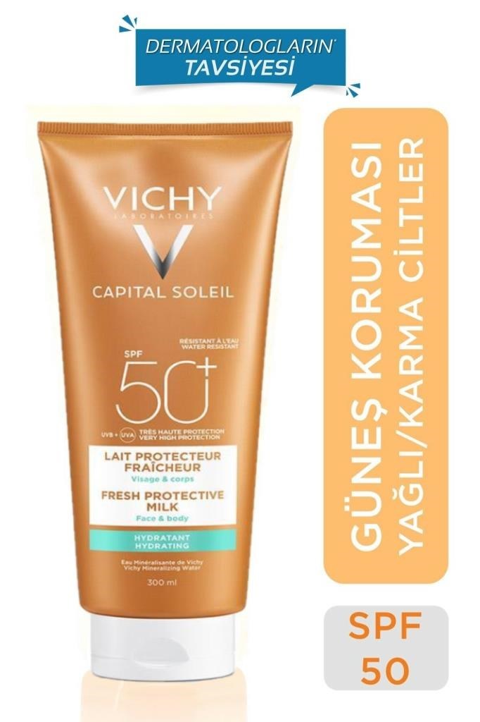 Vichy Capital Ideal Soleil Lait Hydratant SPF50 300 ml