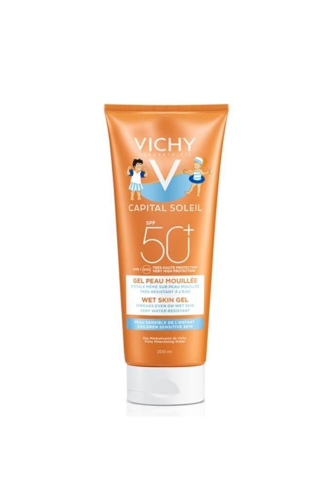 Vichy Ideal Soleil Lait Enfants Spf 50+ 200 ml Çocuklar için Yüz ve Vücut Güneş Sütü