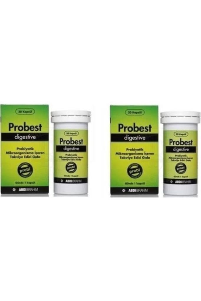 Probest Digestive Probiyotik 20 Kapsül 2 li Paket