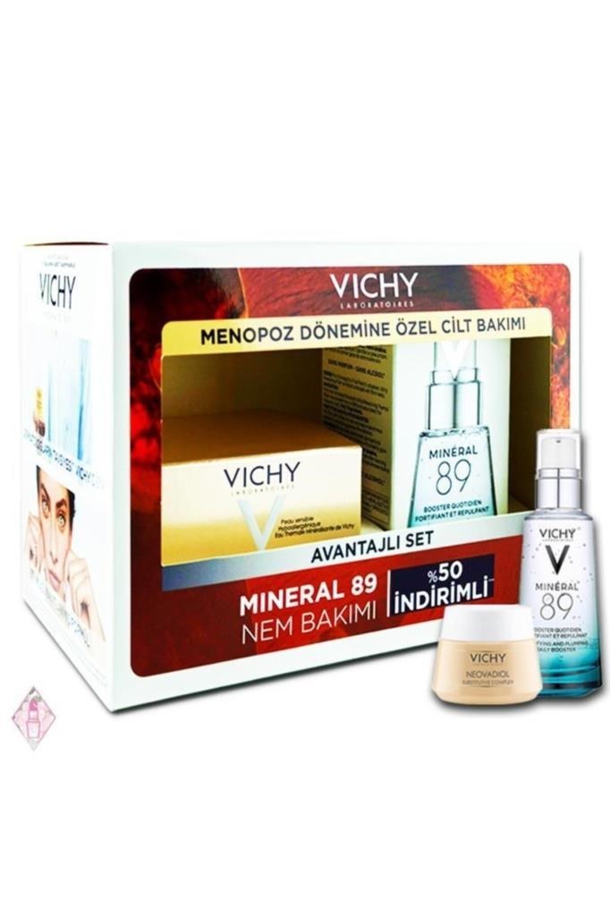 Vichy Neovadiol Kuru Cream & Vichy Mineral 89 30 Ml %50 İndirimli Avantajlı Set