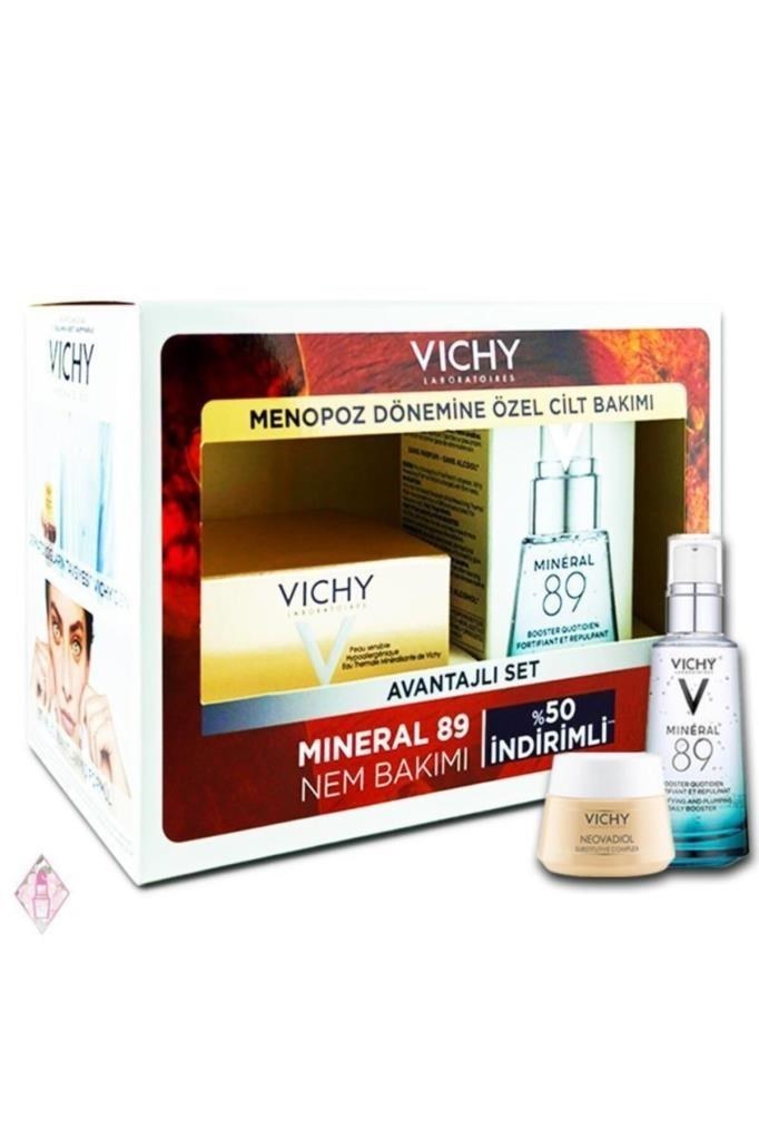 Vichy Neovadiol Kuru Cream & Vichy Mineral 89 30 Ml %50 İndirimli Avantajlı Set