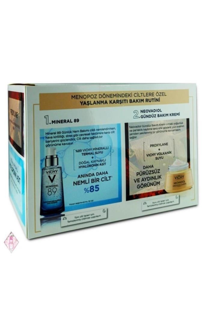 Vichy Neovadiol Kuru Cream & Vichy Mineral 89 30 Ml %50 İndirimli Avantajlı Set