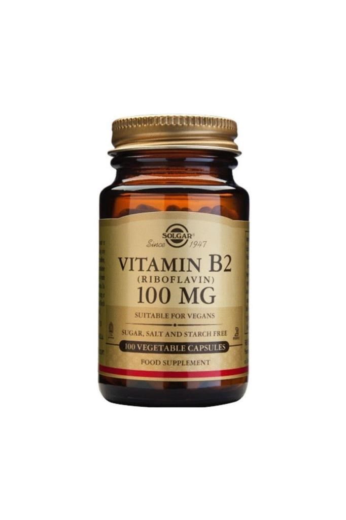 Solgar Vitamin B2 Riboflavin 100 mg 100 Tablet