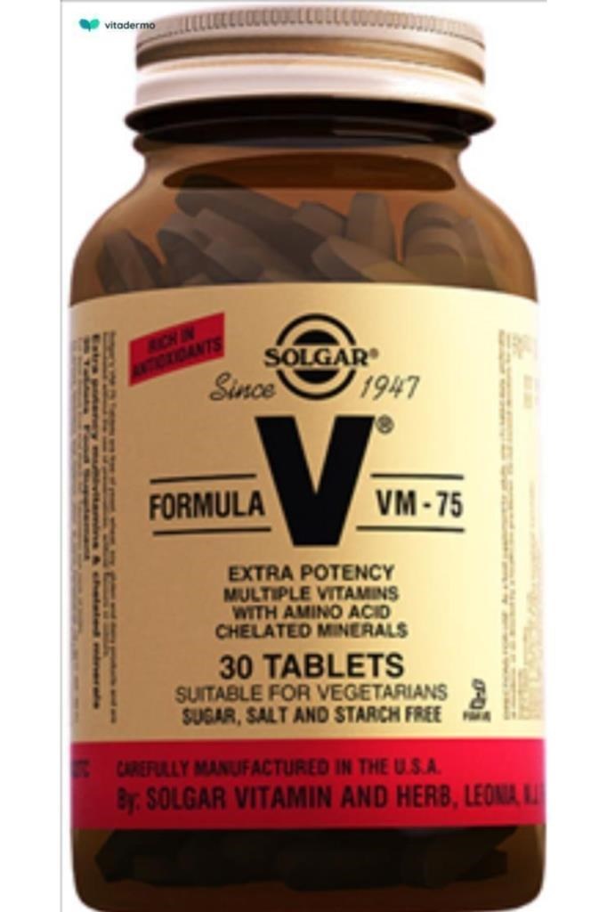 Solgar VM 75 Multivitamin 30 Tablet