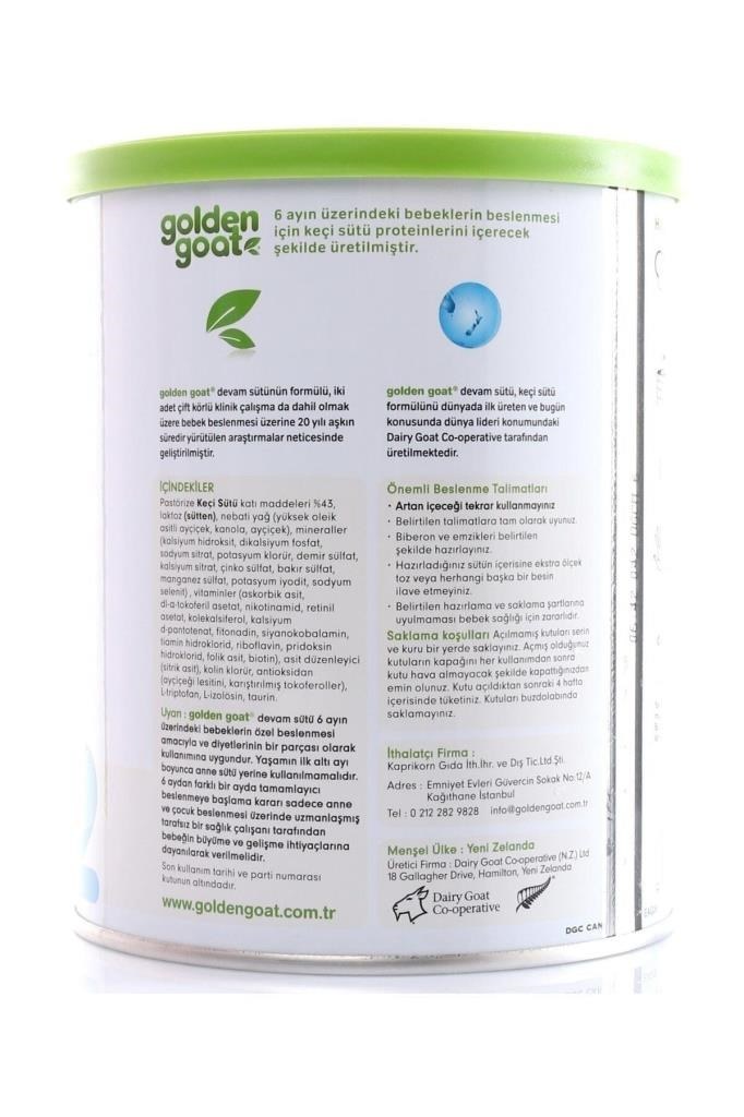 Golden Goat 2 Keçi Sütü 400 gr