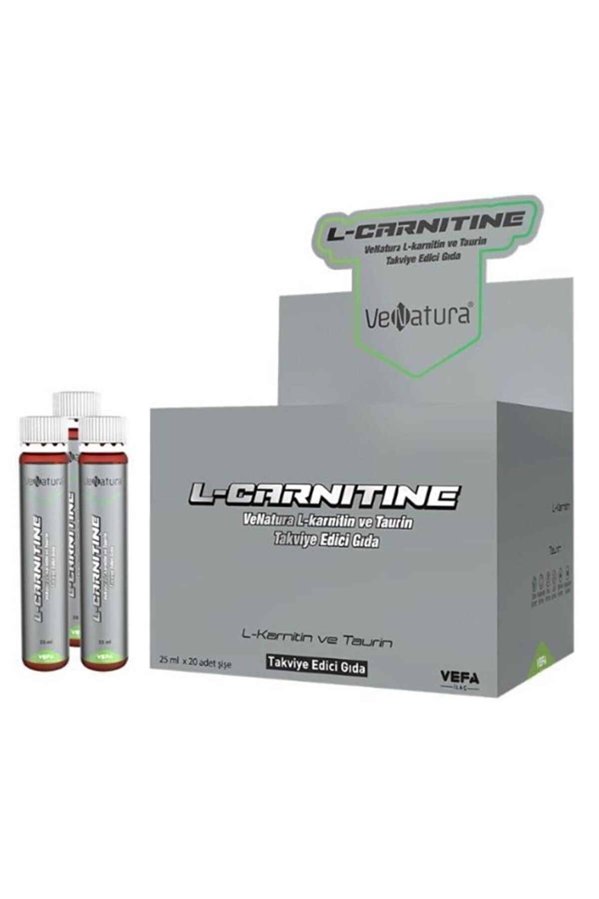 Venatura L-Karnitin ve Taurin 25 ml x 20 Şise