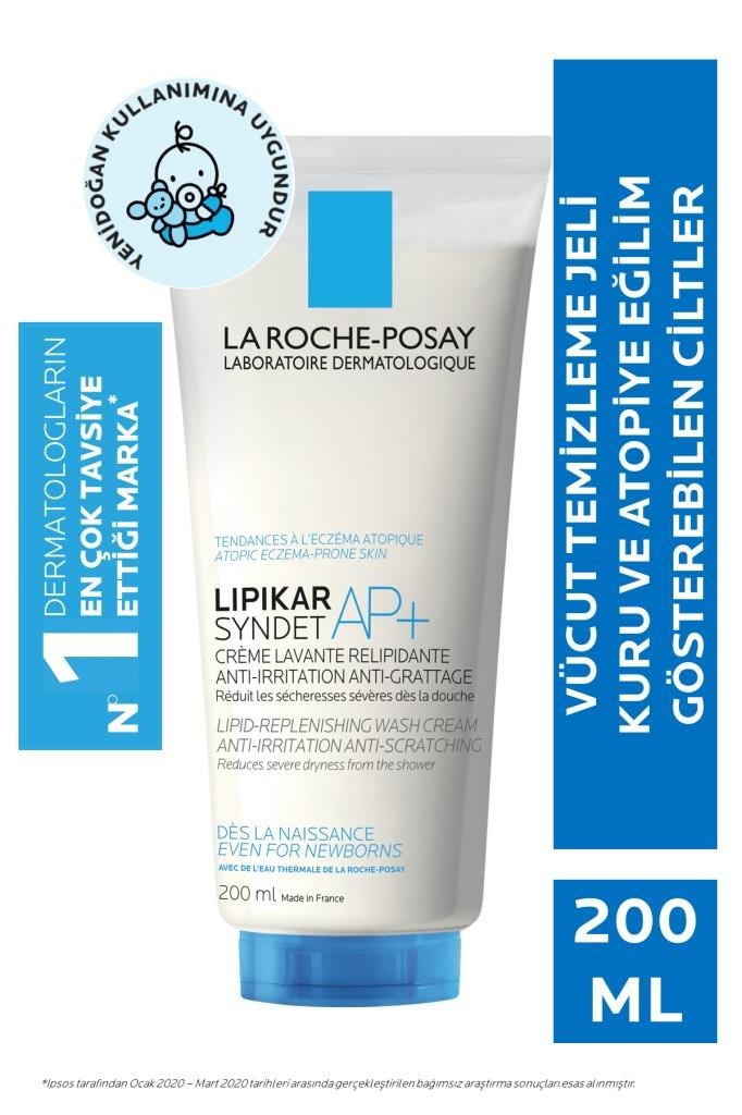 La Roche-Posay Lipikar Syndet AP+ 200 ml Vücut Temizleme Jeli