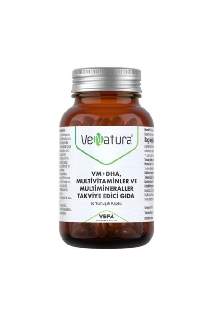 Venatura VM+DHA Multivitaminler ve Multimineraller 60 Yumuşak Kapsül
