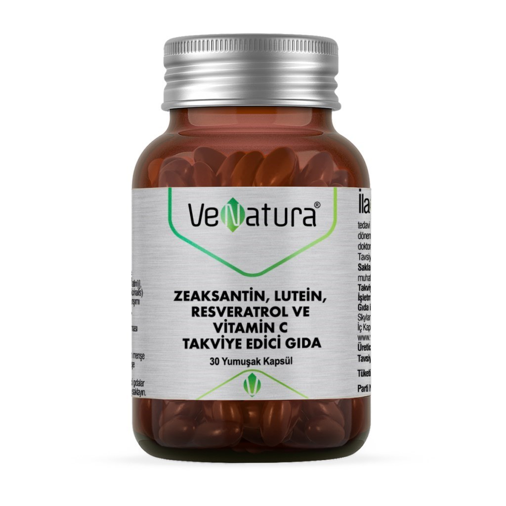 Venatura Zeaksantin Lutein Resveratrol Vitamin C 30 Kapsül