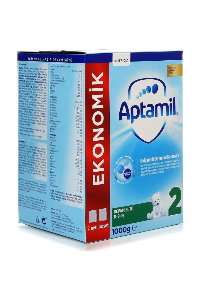Aptamil 2 Devam Sütü 1000 gr (MİAD: 10/09/2022)