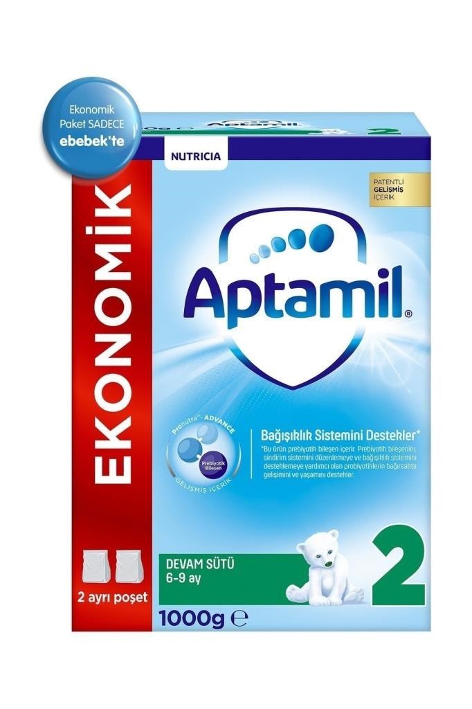 Aptamil 2 Devam Sütü 1000 gr (MİAD: 10/09/2022)