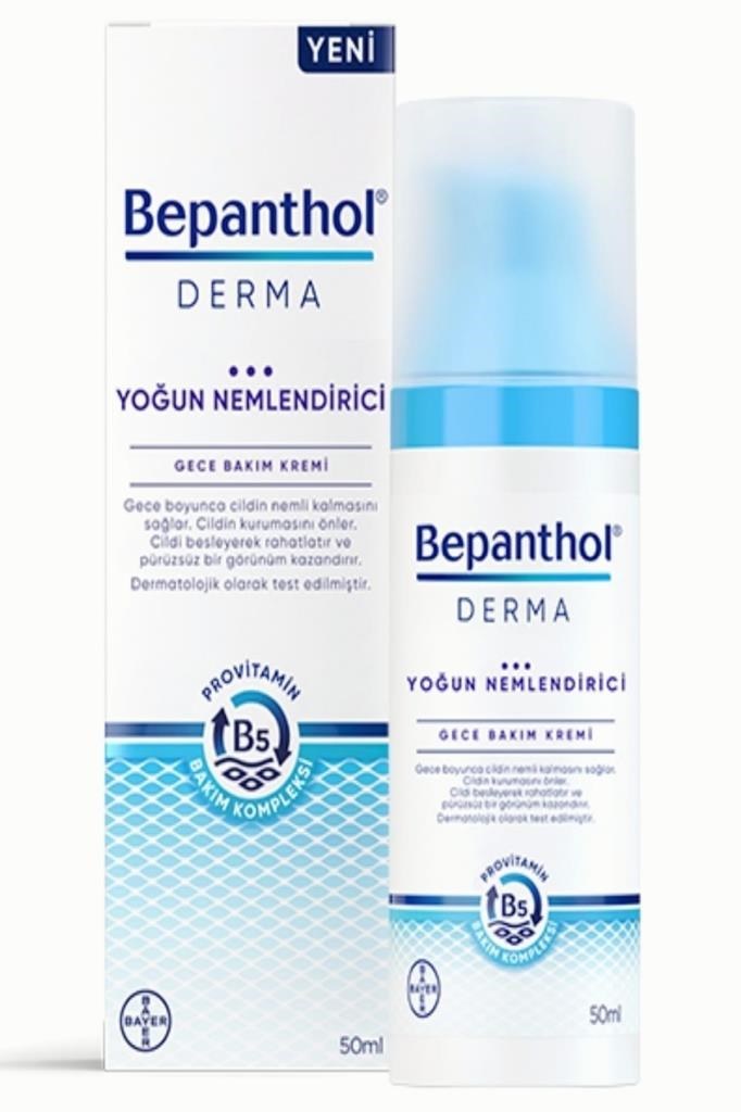 Bepanthol Derma Yoğun Nemlendirici 50 ml Gece Bakım Kremi