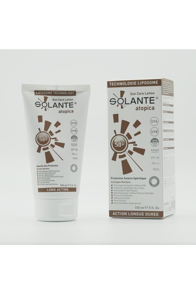 Solante Atopica Sun Care Lotion Spf 50+ 150 ml Atopik Dermatitli Ciltler Güneş Losyonu