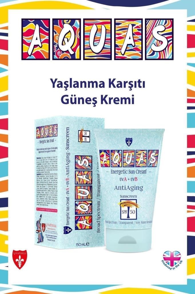 Aquas Yaşlanma Karşıtı Spf 50 150 ml Güneş Kremi