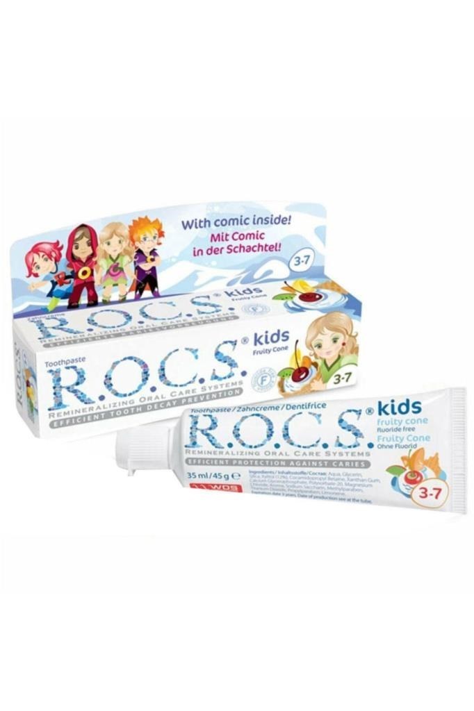R.O.C.S. Kids 3-7 Yaş Meyve Külahı 35 ml Diş Macunu
