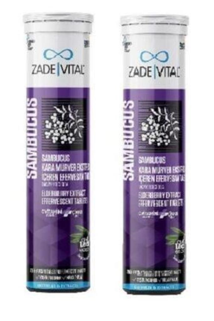 Zade Vital Sambucus Efervesan 20 Tablet x 2