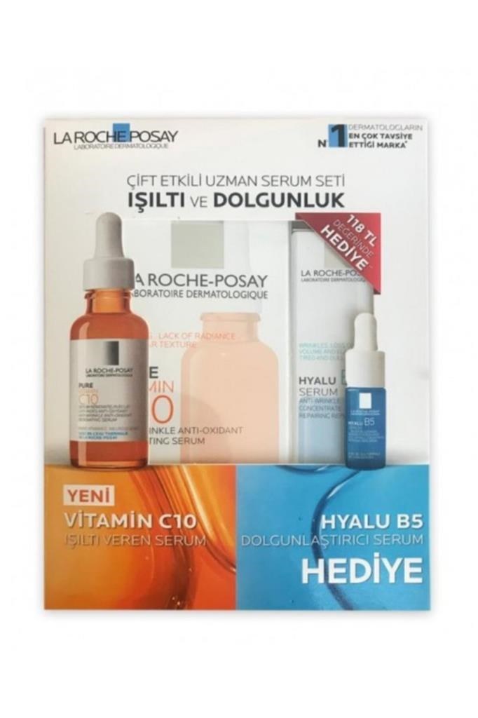 La Roche-Posay Vitamin C 30 ml + Hyalu B5 10 ml Serum Seti