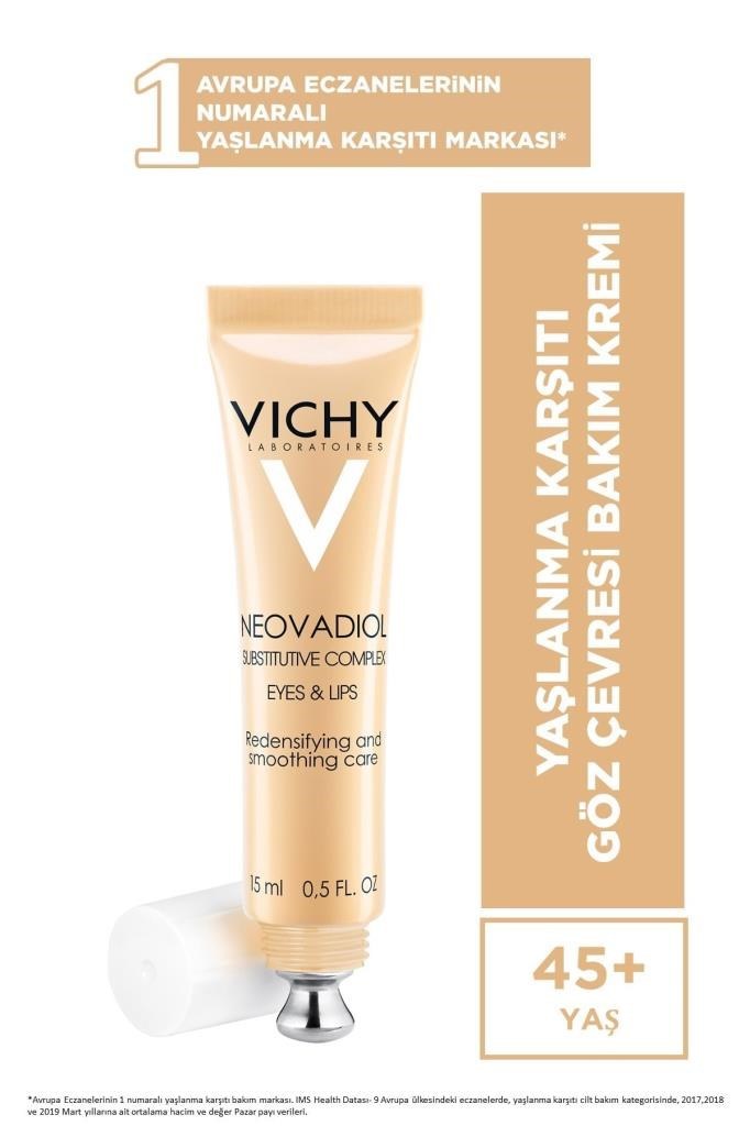 Vichy Neovadiol 15 ml Menopoz Dönemi Göz ve Dudak Çevresi Bakım Kremi