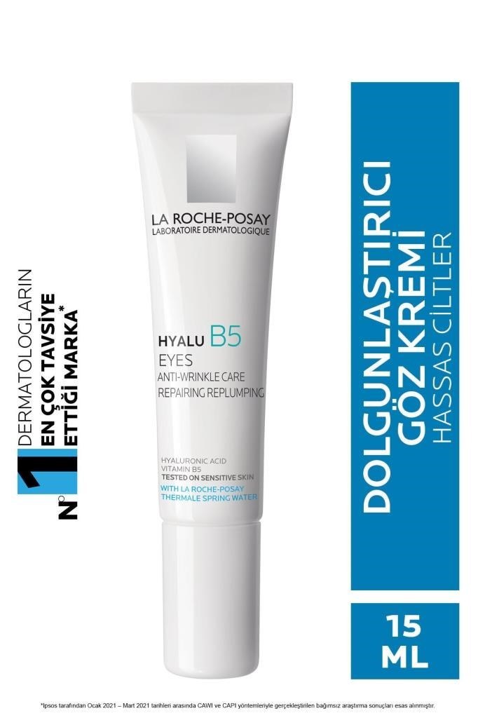 La Roche-Posay Hyalu B5 Kırışıklık Karşıtı Aydınlatıcı 15 ml Göz Kremi