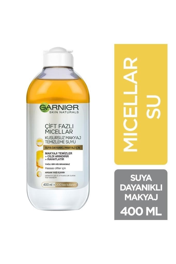Garnier Micellar Çift Fazlı Kusursuz 400 ml Makyaj Temizleme Suyu