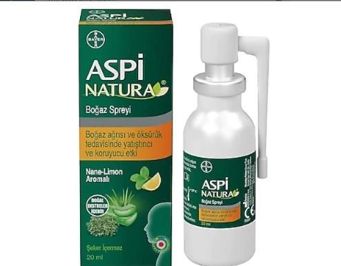 Aspi Natura Boğaz Spreyi 20 ml