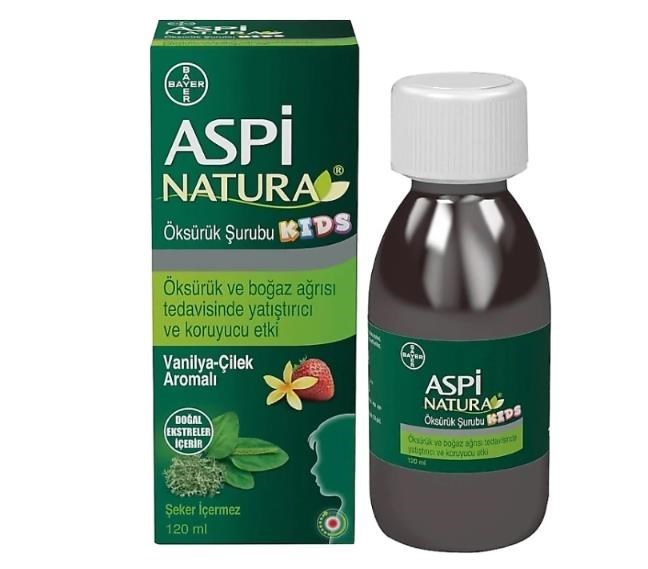 Aspi Natura Kids Öksürük Şurubu 120 ml