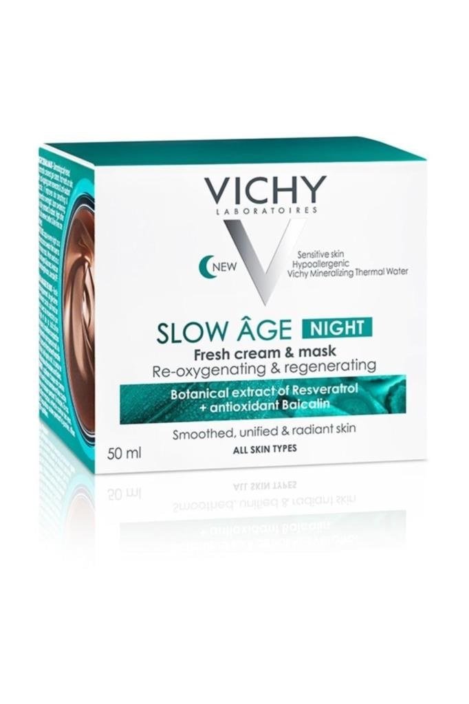 Vichy Slow Age Nuit 50 ml Detoks Etkili Gece Kremi ve Maske (SKT: 04/2024)