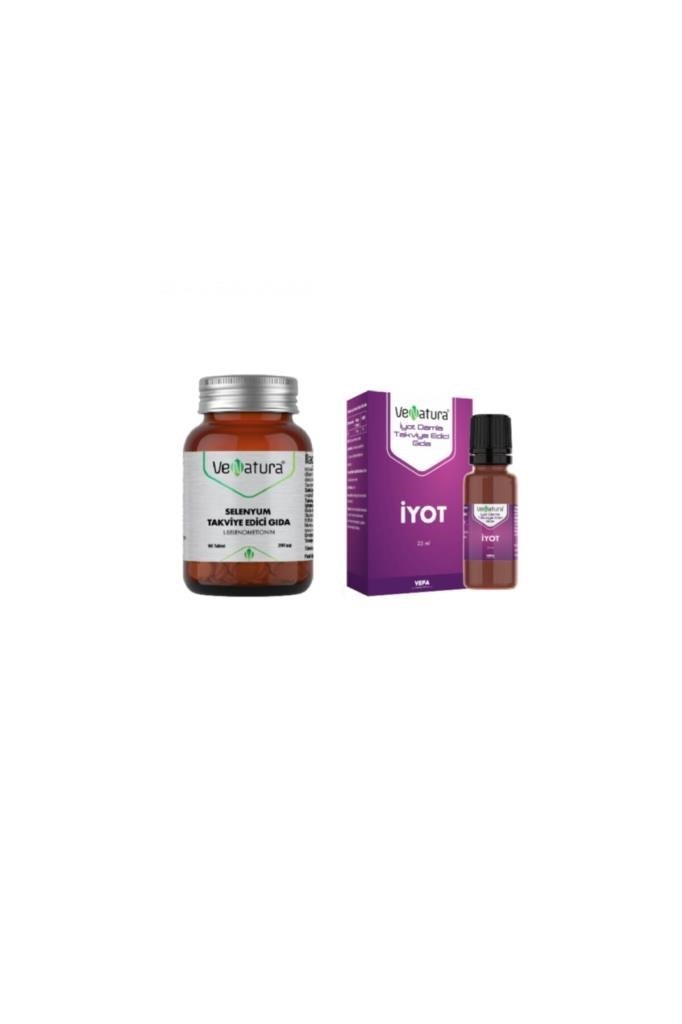 Venatura Selenyum Takviye Edici Gıda 90 Tablet + Venatura İyot Damla 25 ml