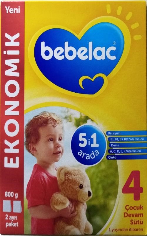 Bebelac 4 Çocuk Devam Sütü 800 gr