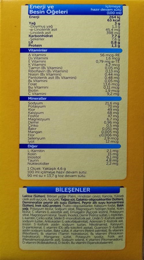 Bebelac 4 Çocuk Devam Sütü 800 gr